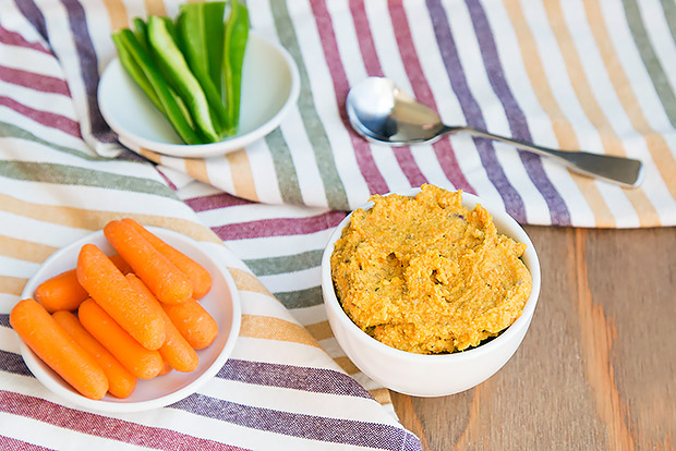 Roasted Vegetable and Chickpea Dip Recipe