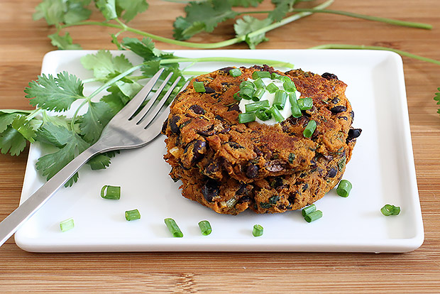 Sweet Potato Black Bean Cake Recipe