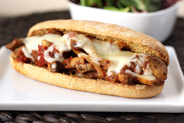 Mushroom Marinara Sandwiches Recipe