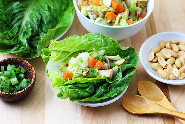 Ginger Chicken Lettuce Wraps Recipe