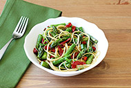 Whole Wheat Pasta with Asparagus and Sun-dried Tomatoes 